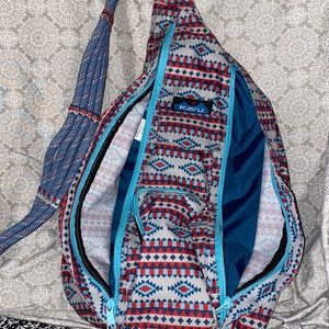 kavu rope bag in the Aztec pattern